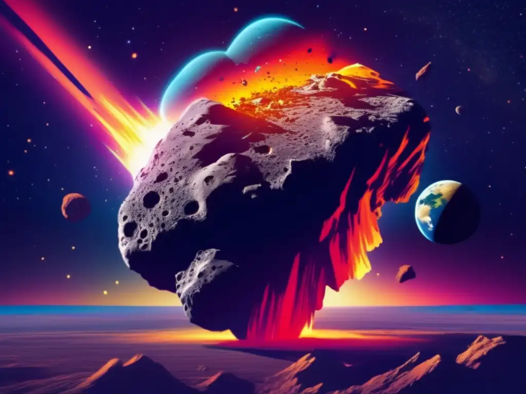 Asteroida colosal amenaza Impacto asteroides tierra dinámica destrucción