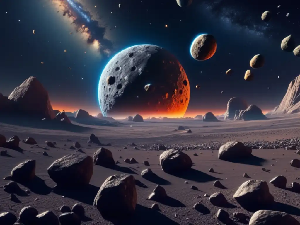 Exploración espacial: asteroides y recursos Impacto asteroides en la tierra