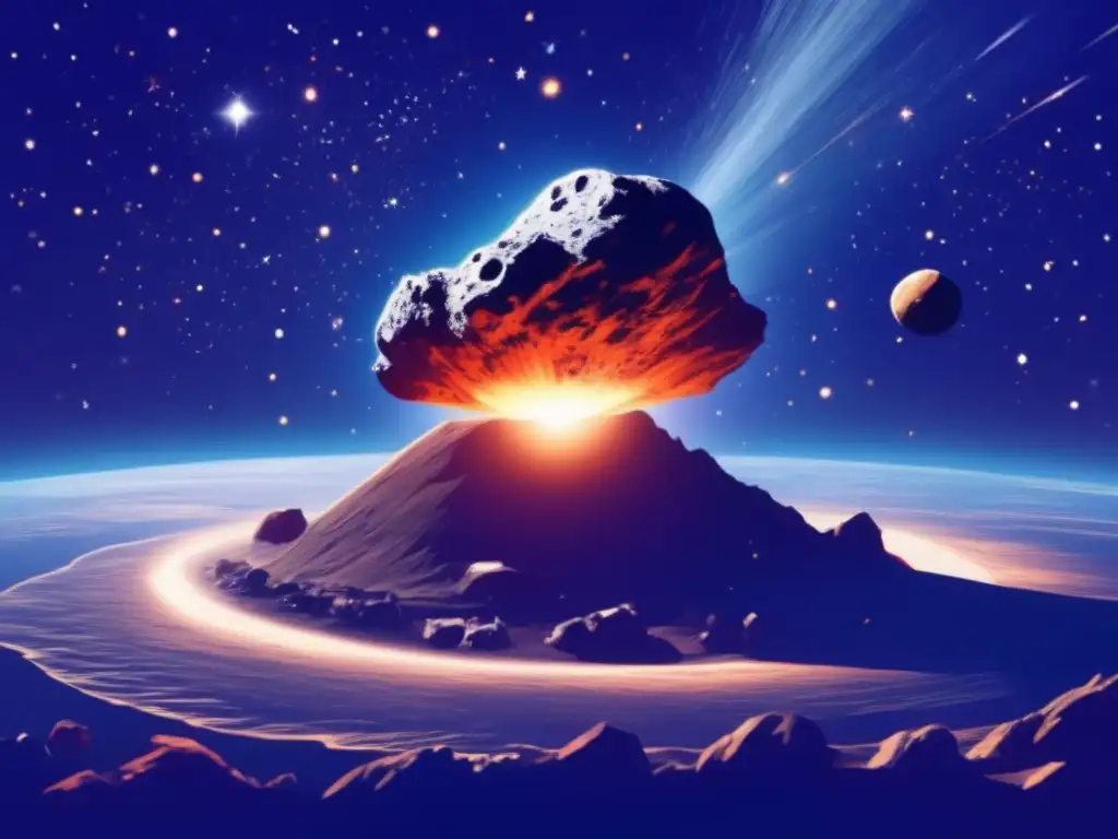 Asteroide en ruta hacia la Tierra Impacto de asteroides en la Tierra