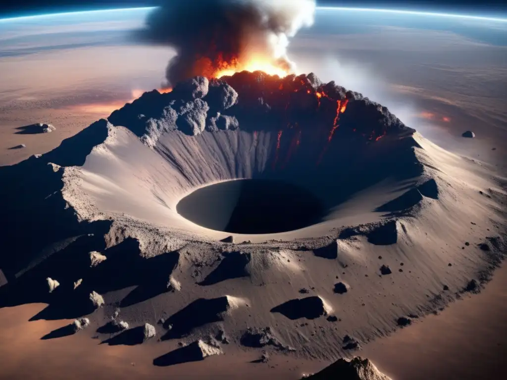 Devastación tras impacto de asteroide Impacto asteroides tierra: consecuencias y exploración