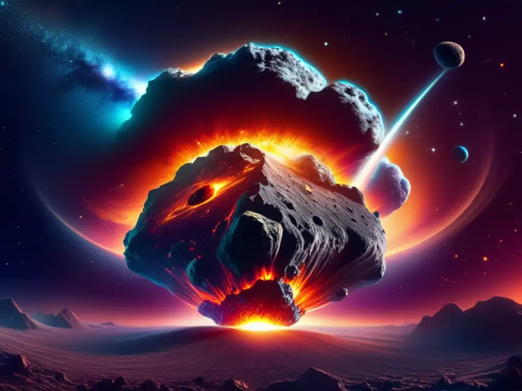 Asteroida masiva hacia la Tierra Impacto asteroides tierra: consecuencias y exploración