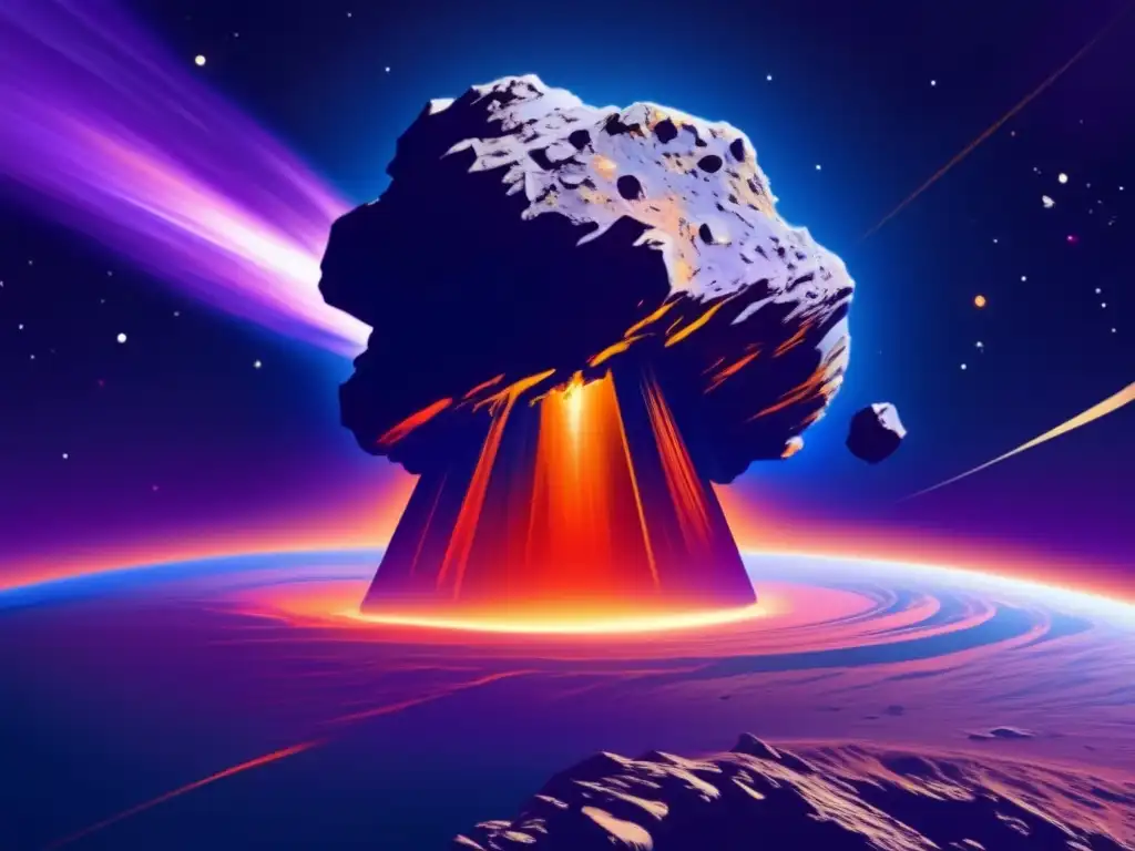 Asteroida amenaza a la Tierra Impacto asteroides en tierra: amenaza espacial y necesidad de preparación