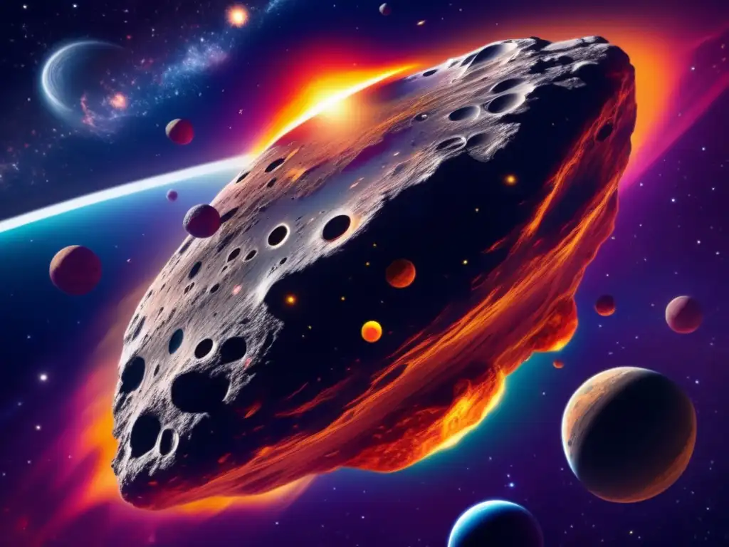 Asteroide masivo acercándose a la Tierra Impacto de asteroides en la Tierra: Recursos del universo