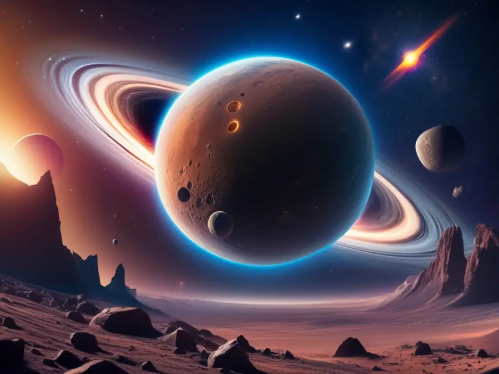 Colisión celestial: Asteroide y la Tierra Impacto histórico de asteroides en la Tierra