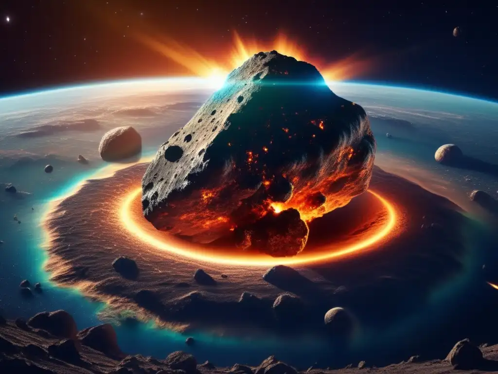 Asteroida masiva se dirige hacia la Tierra Impacto inminente de asteroide: serie de ciencia ficción asteroides