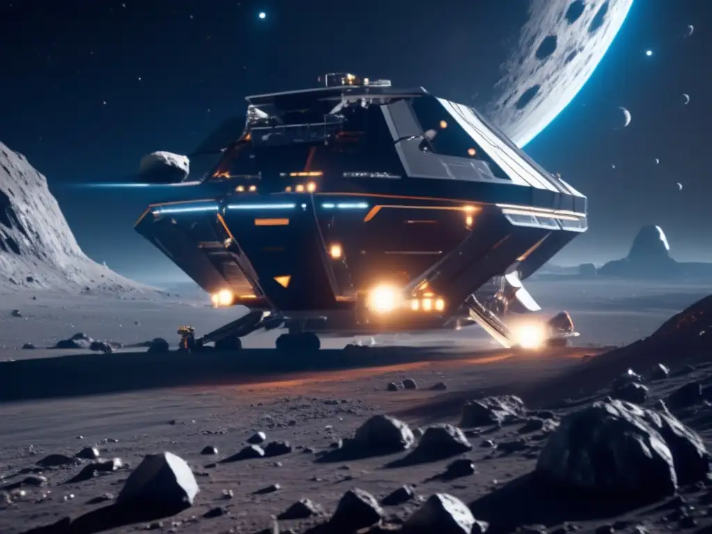 Minería espacial en asteroide: avanzada tecnología y desafíos Impacto minería asteroides tratados internacionales: Futura operación minera en asteroide, avanzada tecnología y desafíos