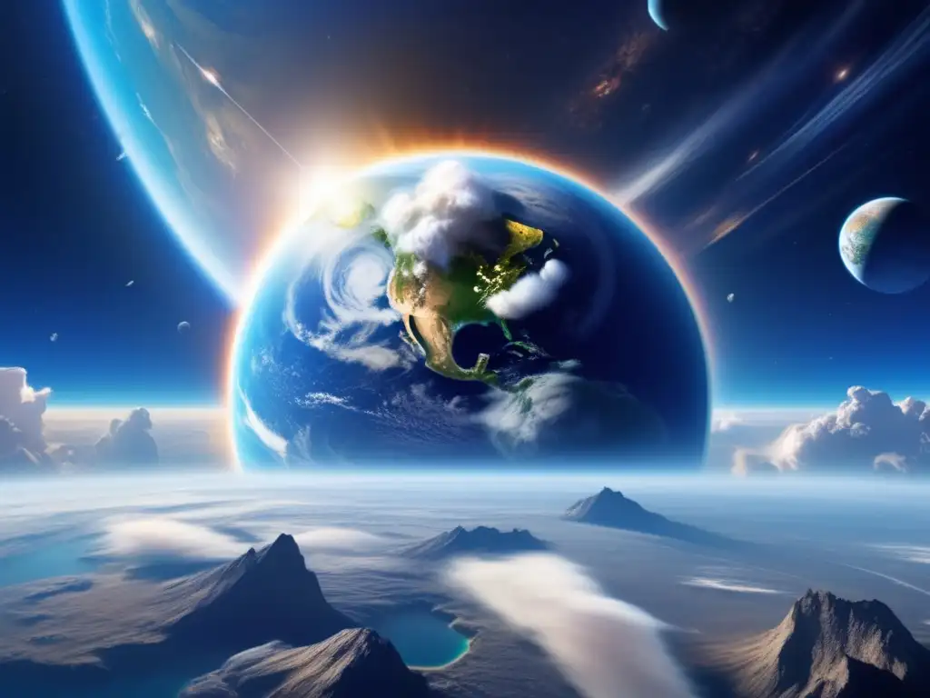 Impacto devastador de asteroide Impacto asteroidal muestra poder destructivo y secretos historia cósmica asteroides