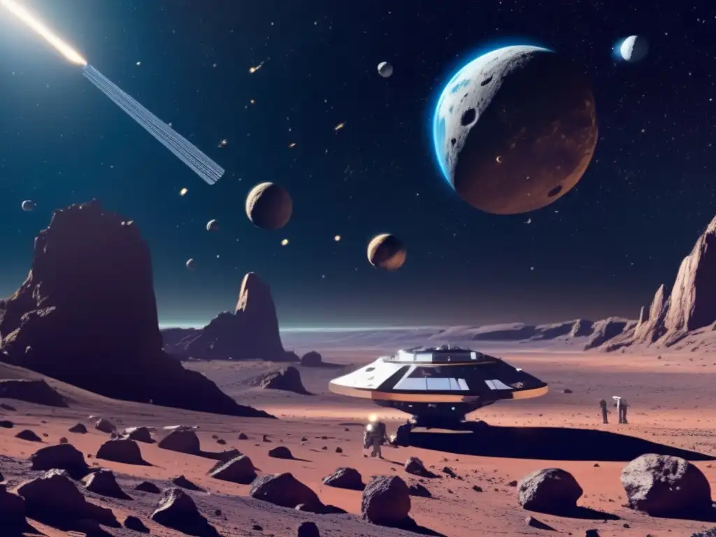 Estación espacial y asteroides Importancia de asteroides en colonización del cosmos