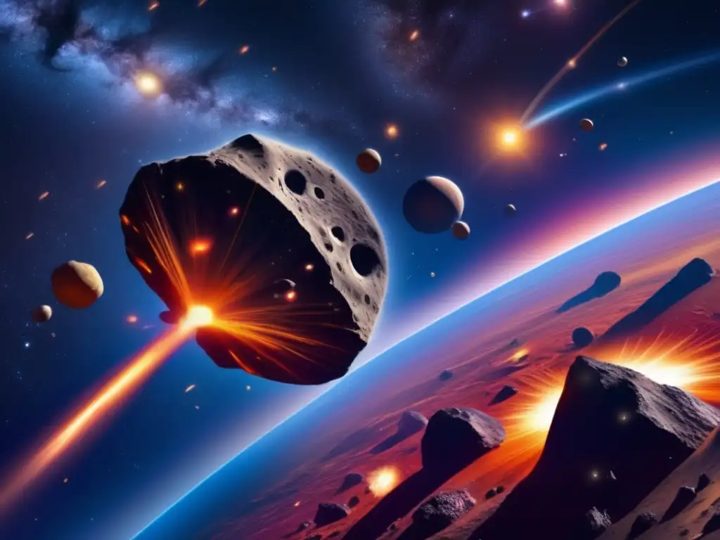 Formación y colisión de asteroides en un sistema planetario Importancia asteroides en sistemas planetarios