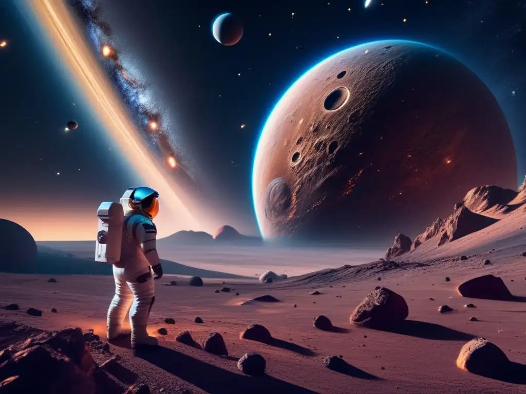 Exploración humana de asteroide en el espacio Importancia de los asteroides en la vida humana: científicos estudian un asteroide en el espacio
