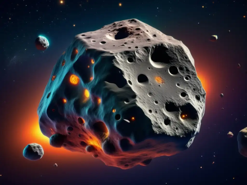 Asteroide C en el espacio: detalle y belleza Importancia económica de asteroides tipo C en el espacio