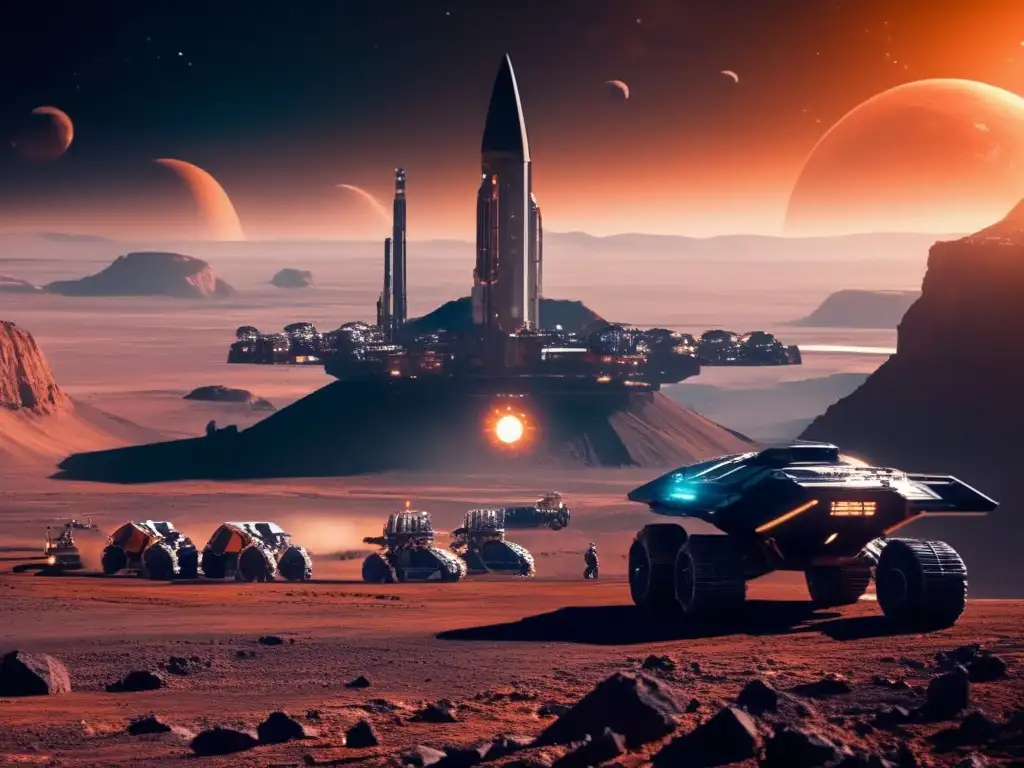Importancia de la minería espacial en un paisaje futurista de extracción de recursos en el espacio