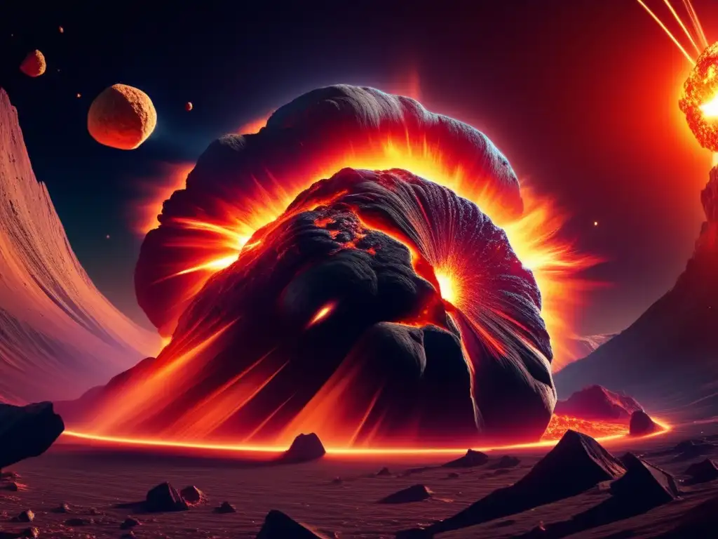 Colisión asteroidal: destrucción y peligro Colisión asteroide-planeta muestra importancia de proteger sistemas planetarios