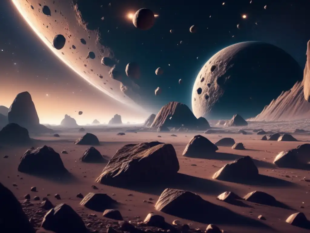 Un impresionante campo de asteroides 8k con secretos historia cósmica