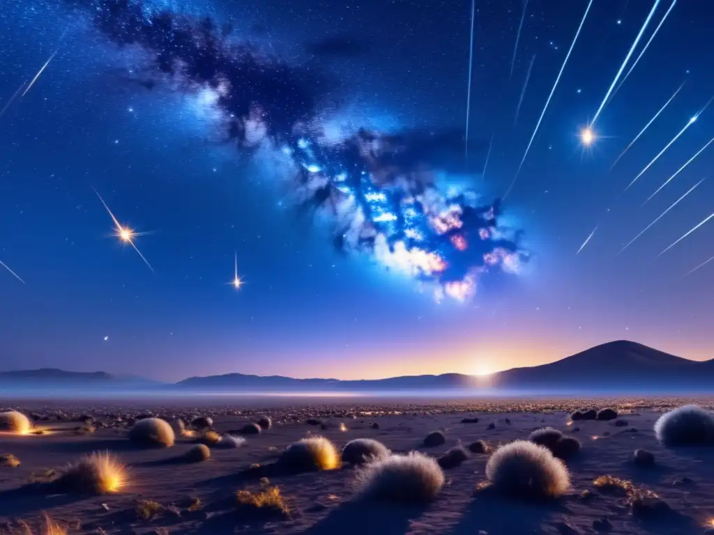 Espectacular meteorito en el espacio Una impresionante imagen 8k que muestra la belleza y diversidad de meteoroides, meteoritos y asteroides en el espacio