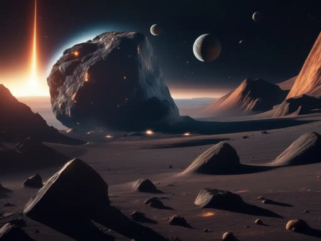 Asteroida colisiona con planeta Influencia de asteroides basálticos en ciclos geológicos planetarios