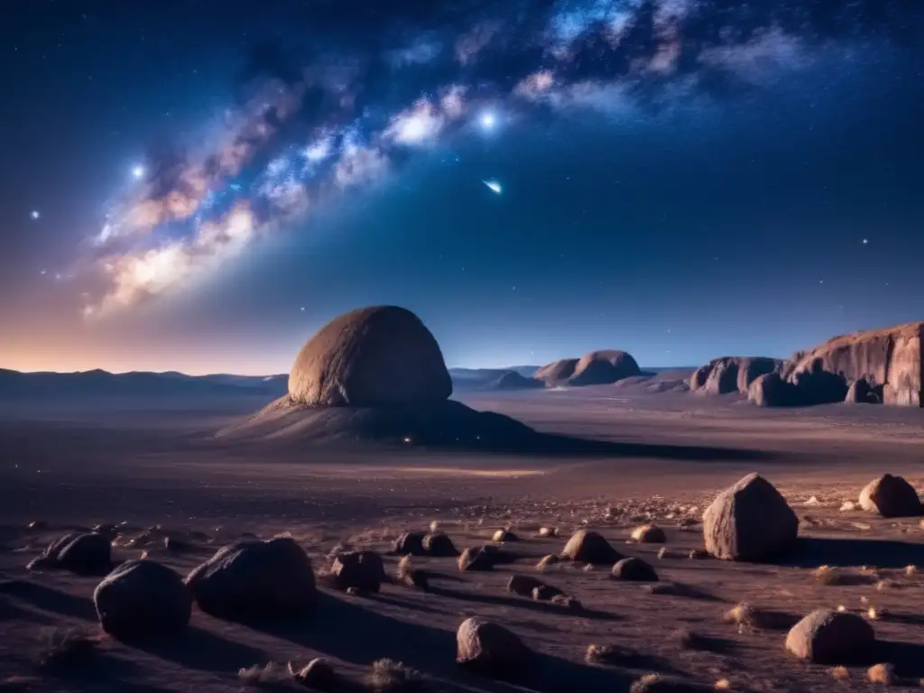 Influencia histórica clave de asteroides en la imagen