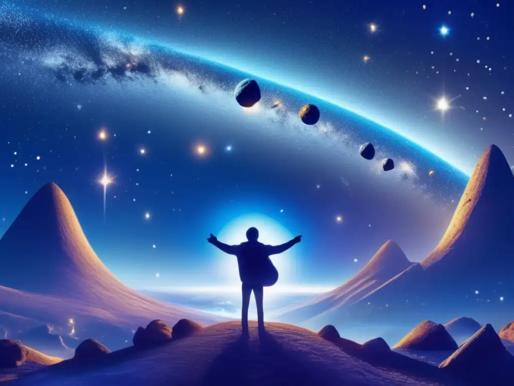 Conexión cósmica: Subconsciente y asteroides Influencia mitos modernos asteroides: conexión mística entre el subconsciente colectivo y fascinación celestial