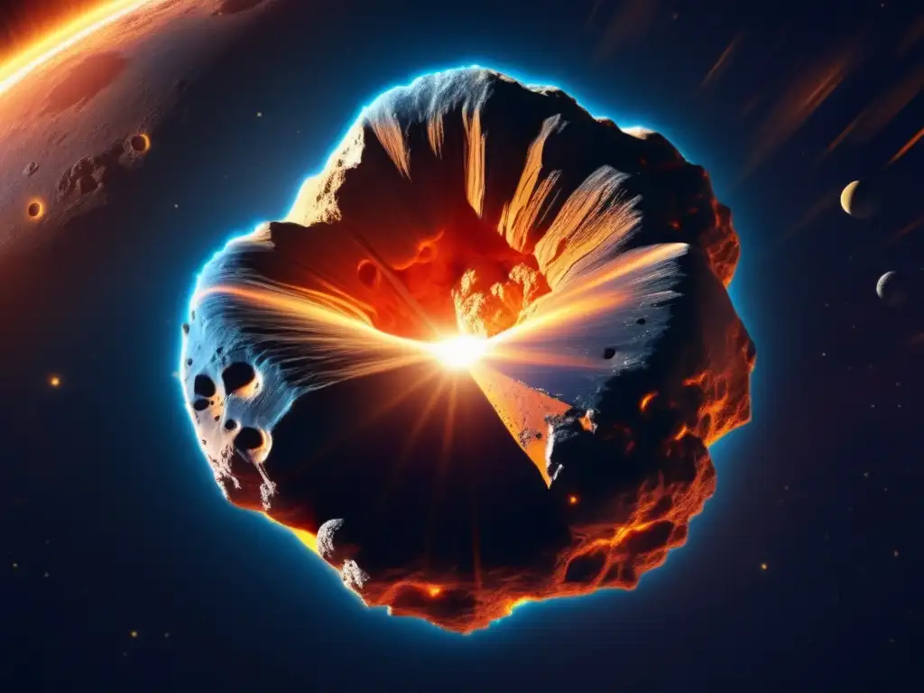 Asteroide gigante acercándose a la Tierra Inminente peligro: Asteroide masivo con impacto histórico por su influencia en la Tierra