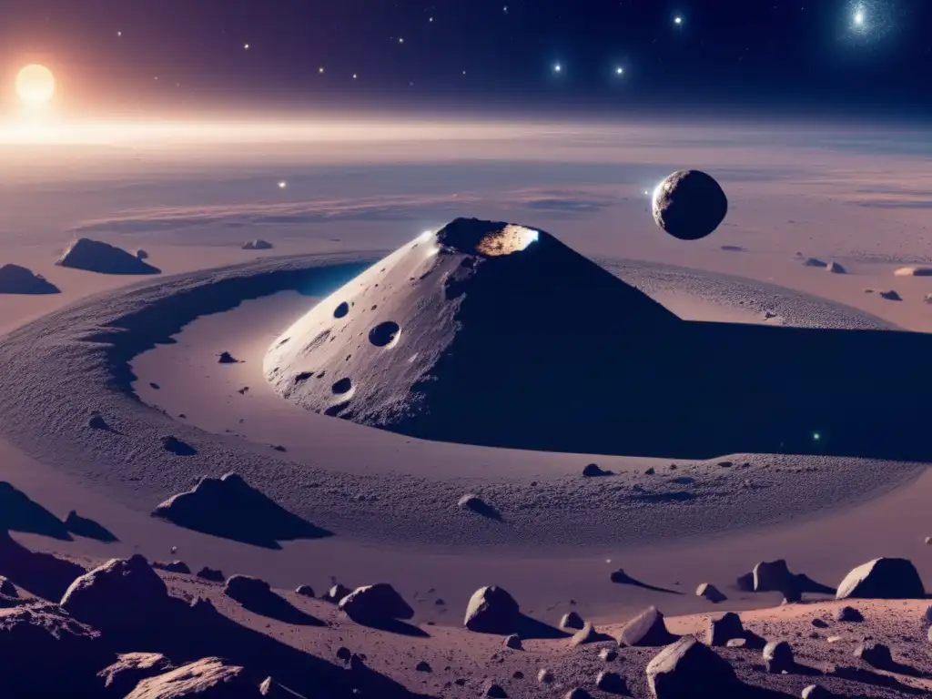 Regulación internacional de asteroides: Imagen de espacio, asteroide, minería, disputa territorial, exploración espacial