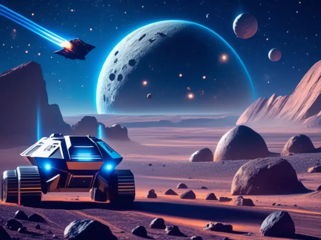 Futuro minero espacial Juego espacial: minería asteroides