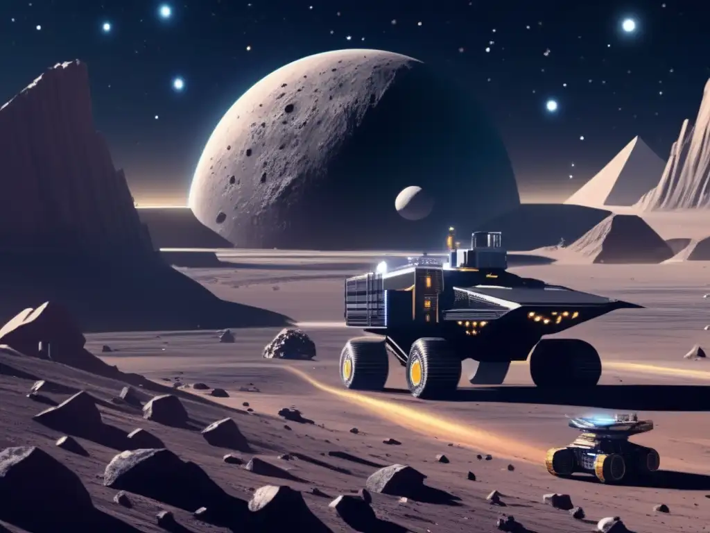 Futuro de la minería espacial Juegos de minería espacial con asteroides