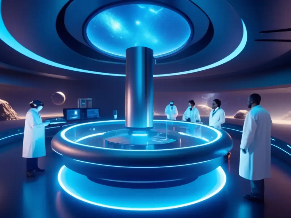 Laboratorio futurista en asteroide: Tratamiento enfermedades raras con nanobots