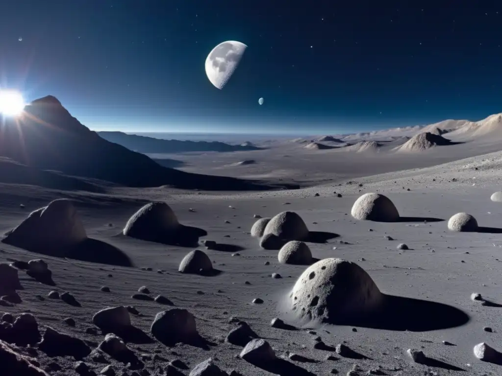 Esplendor lunar y asteroides basálticos Conexión lunar con asteroides basálticos