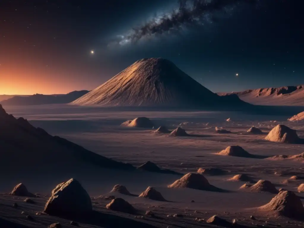Mapeo detallado de superficies de asteroides en 8K: Descubre la belleza y misterio de estos cuerpos celestiales