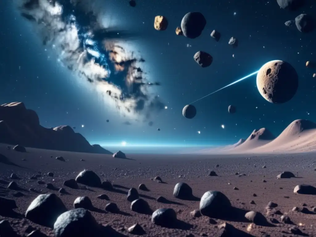 Fascinante cinturón de asteroides Exploración asteroidal: Metales preciosos en el espacio