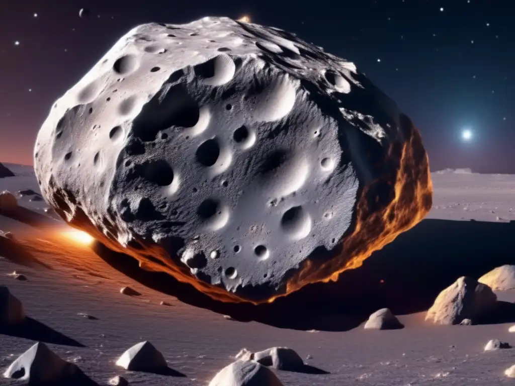 Explorando la belleza y misterio de Psyche Exploración asteroides: Psyche, metalico, craters, terreno, misterio, espacio profundo