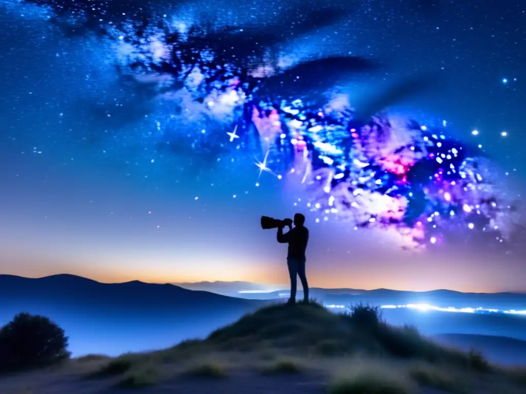 Noche estrellada: Admirando el universo Guía para identificar meteoros nocturnos