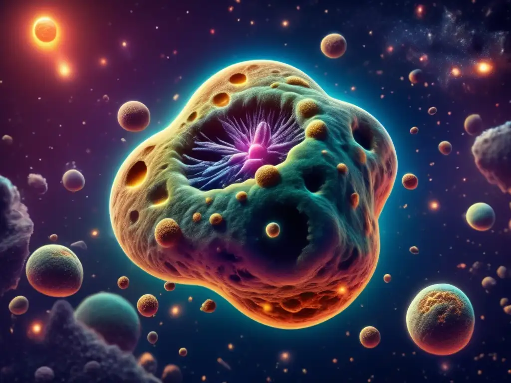 Microorganismo espacial: vida y recursos Microorganismo en el espacio: impacto en busca de vida extraterrestre y colonización de asteroides