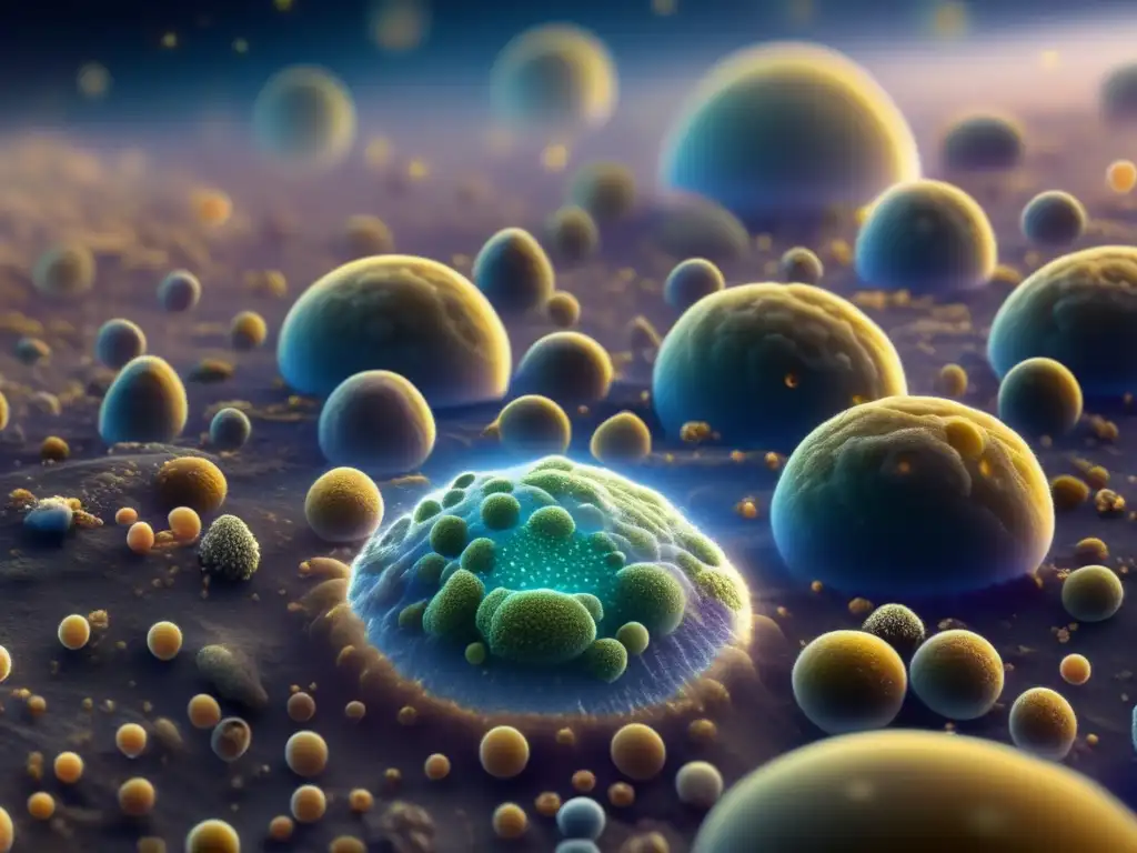 Vida microbiana vibrante en asteroide Microorganismos asteroides: vida extraterrestre vibrante en superficie