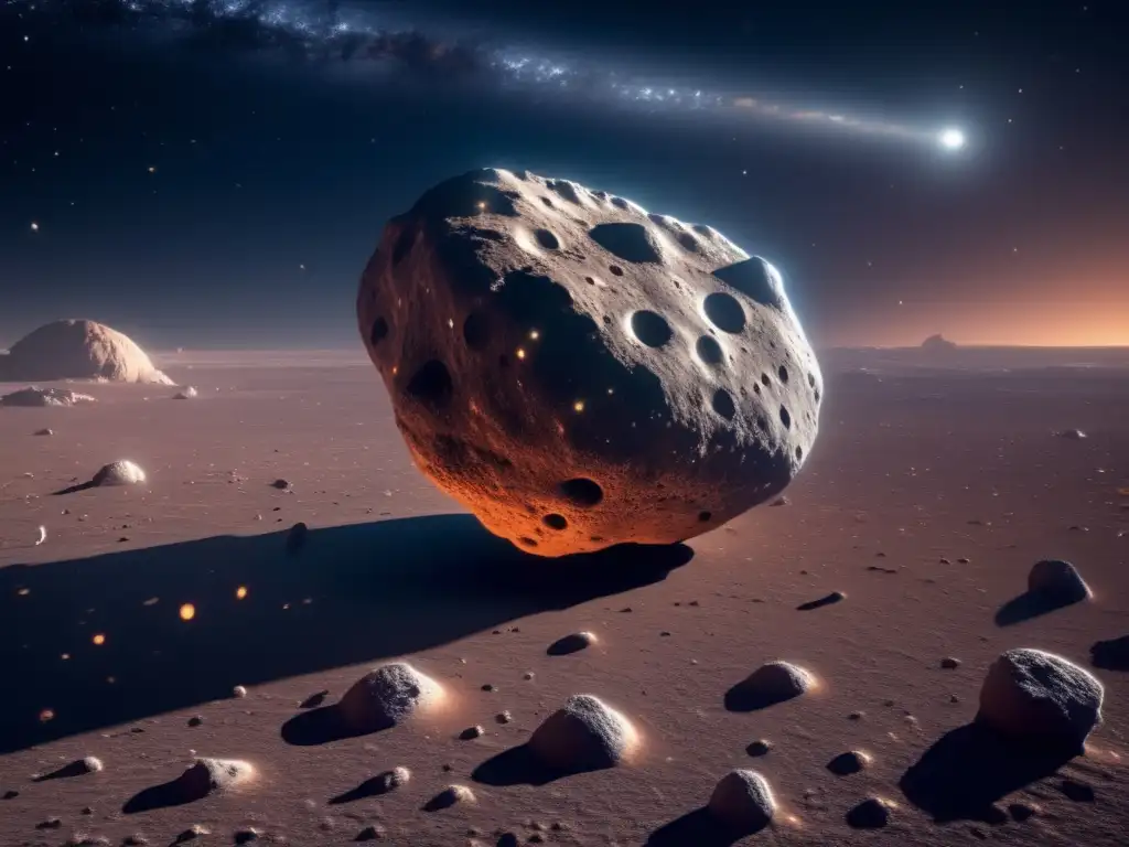 Asteroida estéril con microorganismos adaptables Microorganismos asteroides: Terraformación en acción