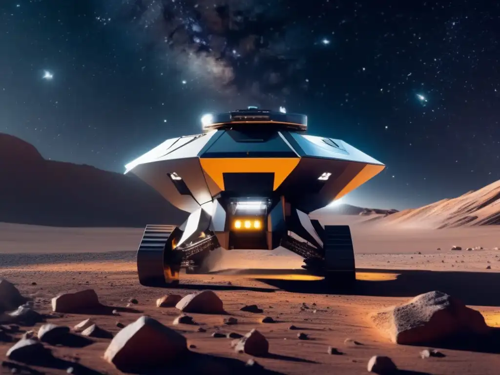Exploración espacial y minería de minerales Minas espaciales: minerales estratégicos en el espacio