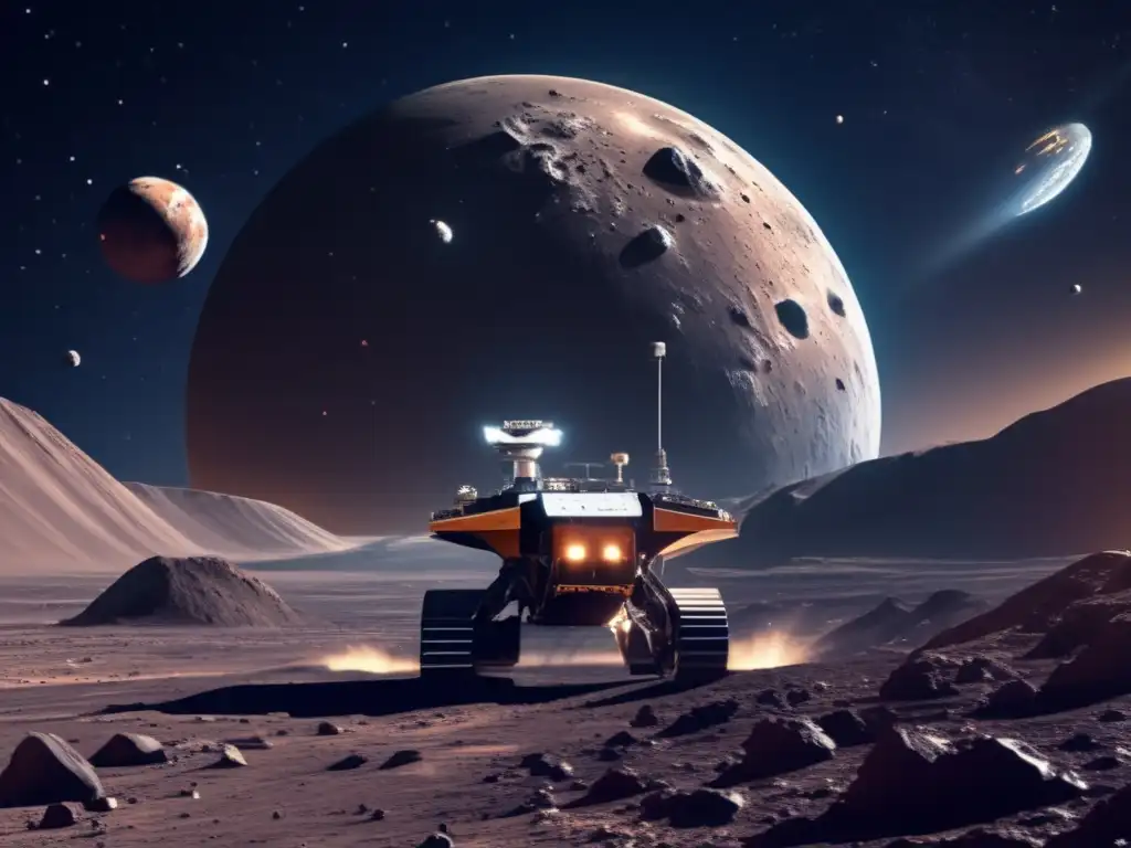 Futuro minero espacial- Operación minera en asteroide: Debate legal minería asteroides