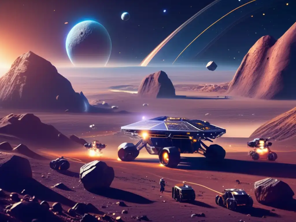 Mineria espacial futurista Operación minera en asteroides: Disputas legales minería asteroides