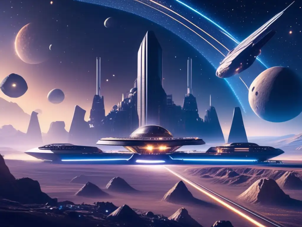Operación minera en asteroide: tecnología avanzada Operación minera asteroidal muestra avance tecnológico y colonización de asteroides - Implicaciones legales colonización asteroides