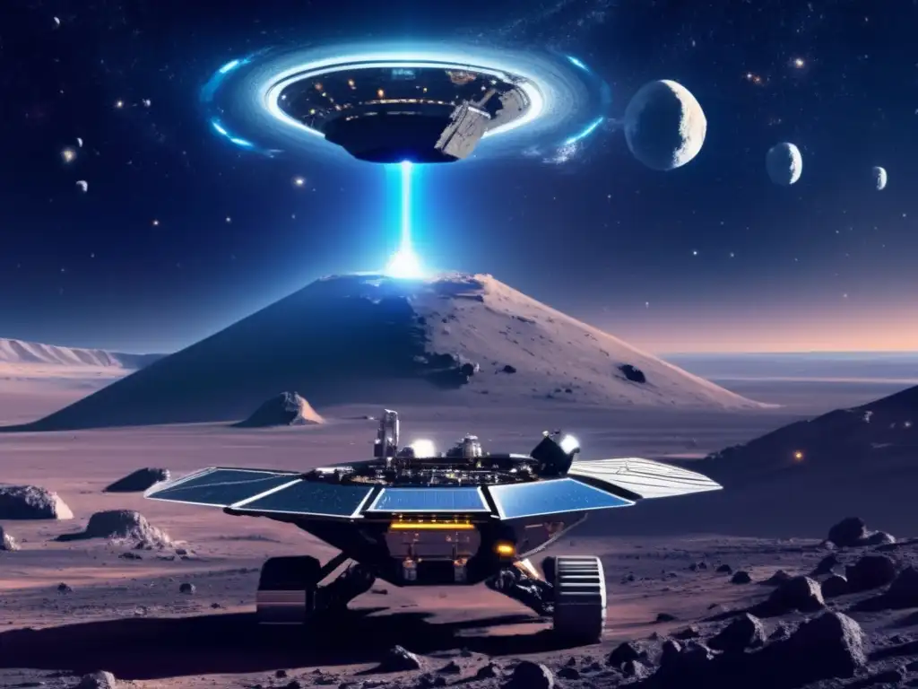 Operación minera espacial en asteroide: Posibilidades medicinales de asteroides