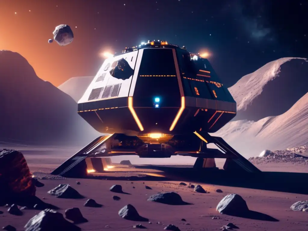 Minería de asteroides futurista Mineria de asteroides: Beneficios economicos y tecnologicos