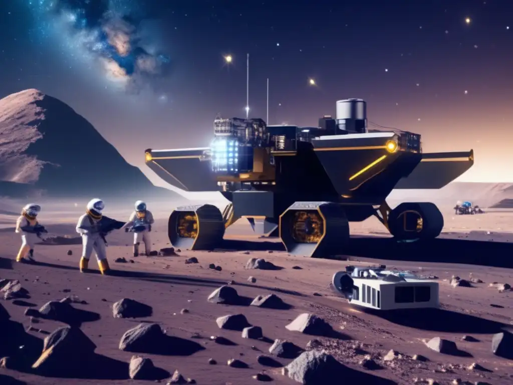 Futuro minero en asteroide Minería de asteroides: empresas vs