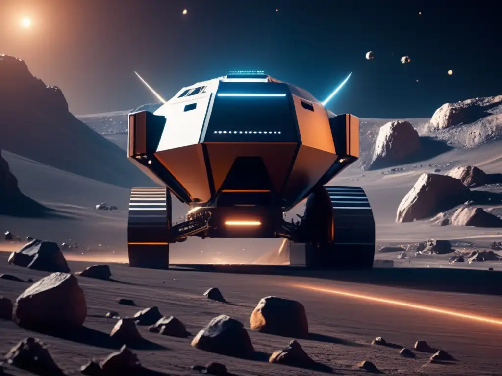 Minas espaciales futuristas Minería de asteroides: empresas vs