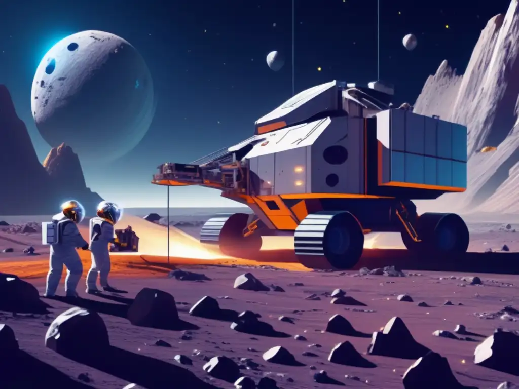 Futuro de la minería espacial Minería de asteroides como recurso en un futuro espacial avanzado