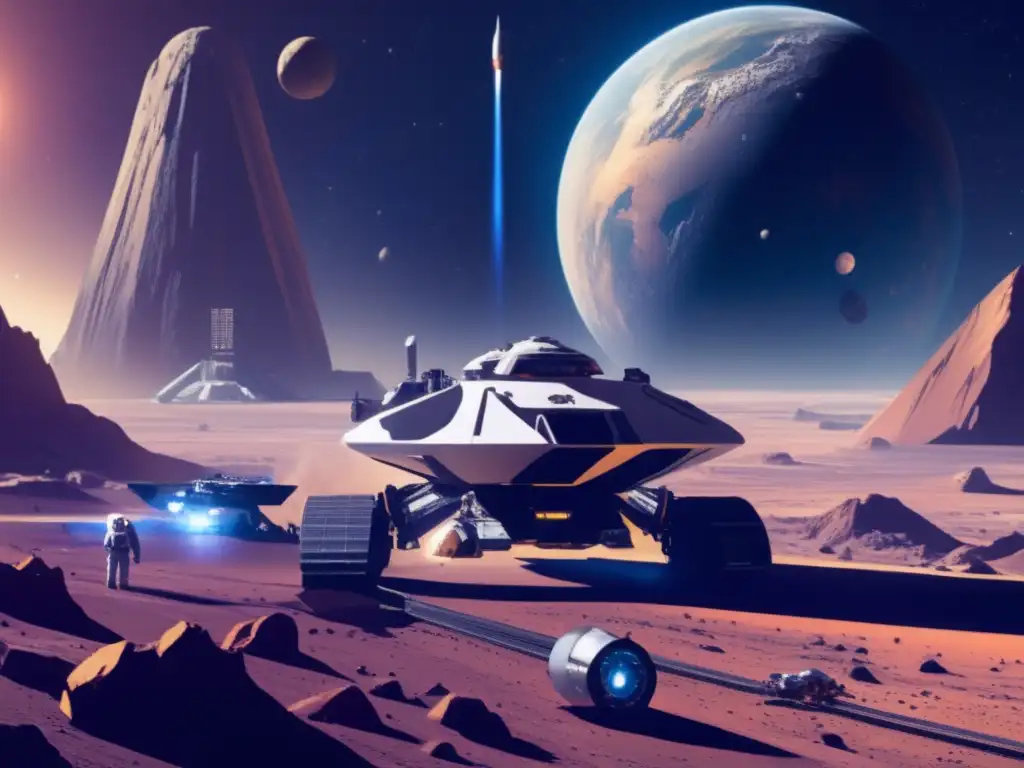 Asteroid mining: Futuro de la limpieza espacial Mineria de asteroides: reducción de residuos espaciales en órbita terrestre