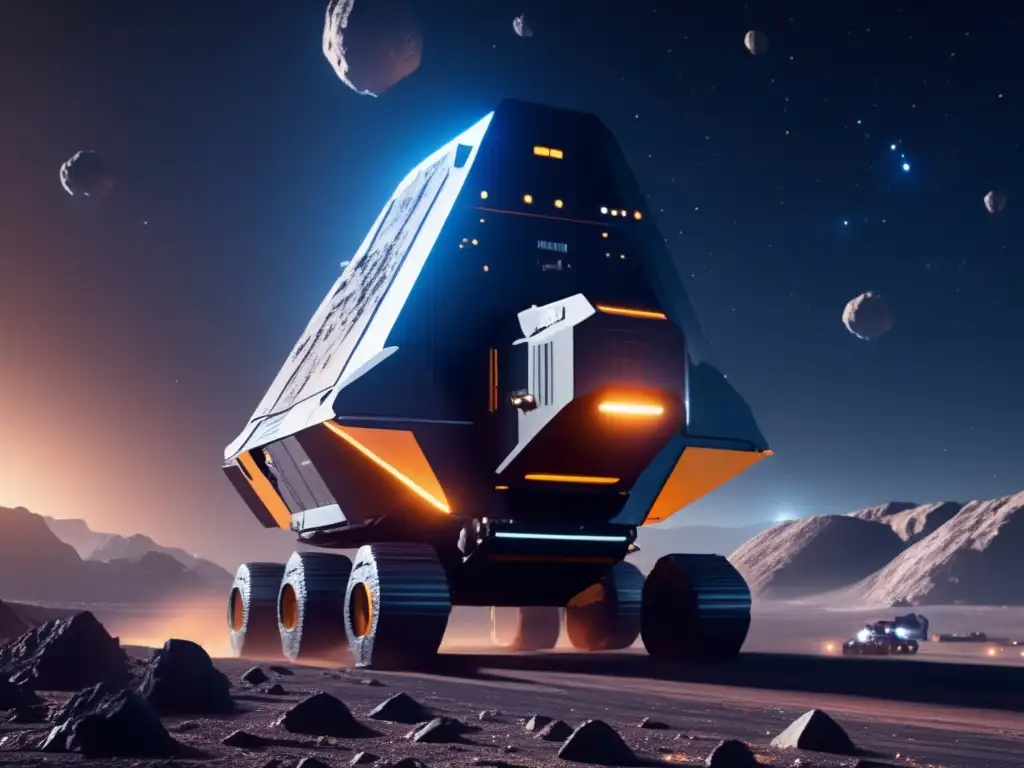 Inmensa operación minera espacial en asteroide Mineria de asteroides: Responsabilidad legal y daños