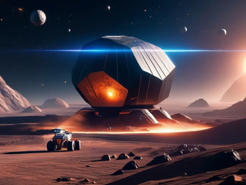 Operación minera espacial futurista Minería asteroides: responsabilidad legal y daños