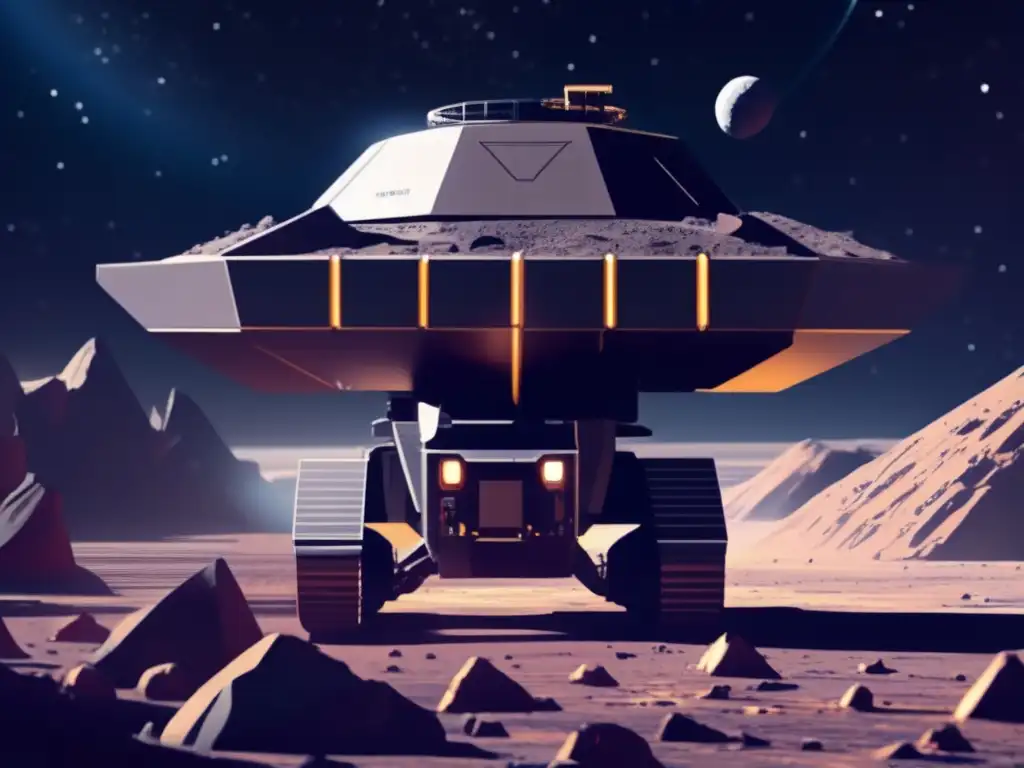 Futuro minero en asteroide Minería de asteroides: riquezas celestiales