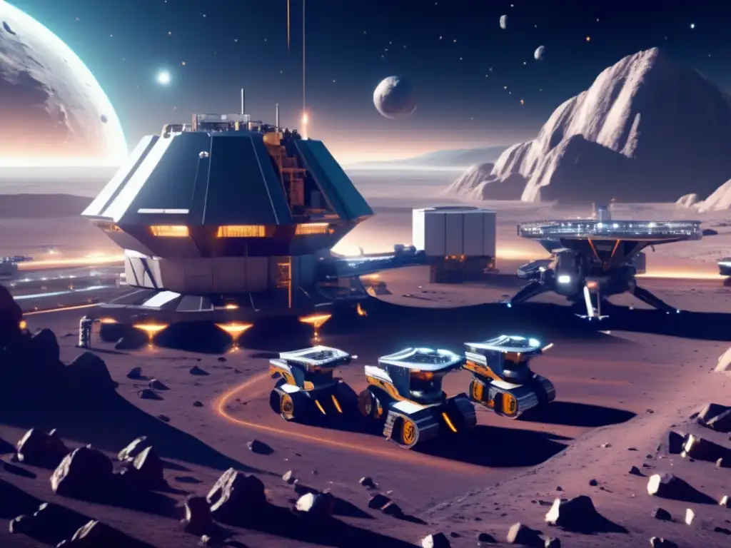 Futuro minero en asteroide Minería en asteroides: tecnologías avanzadas para extraer recursos de cuerpos celestiales