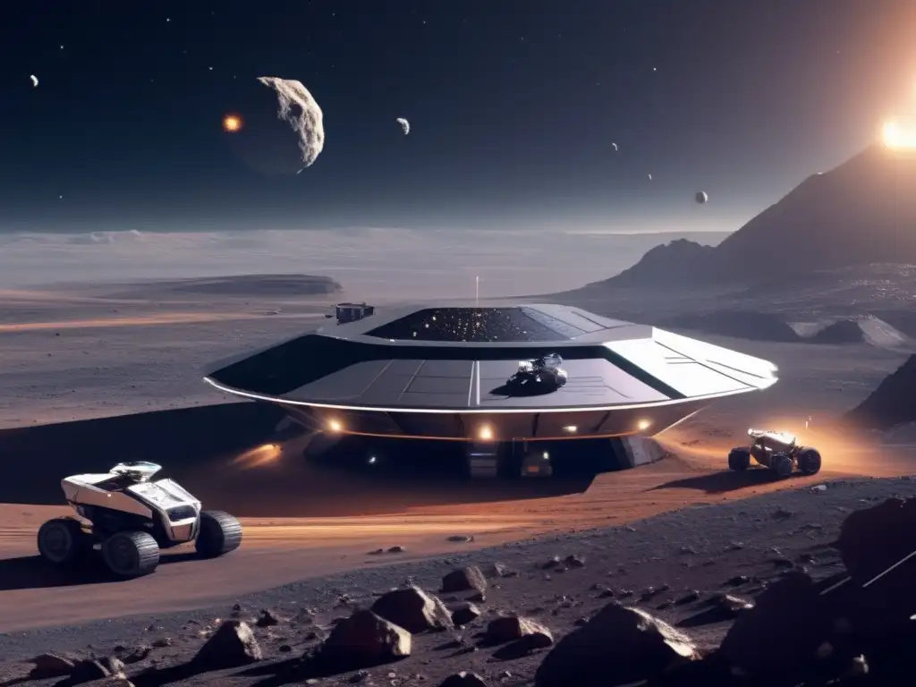 Minera espacial futurista La minería espacial y el análisis SWOT, un vistazo al futuro tecnológico de la extracción de recursos en el espacio